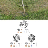 Maxbell Trimmer Head Grass Weeds Brush Cutting Head for Gardening Lawnmower Driveway 10inch