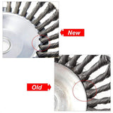 Maxbell Trimmer Head Grass Weeds Brush Cutting Head for Gardening Lawnmower Driveway 10inch