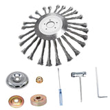 Maxbell Trimmer Head Grass Weeds Brush Cutting Head for Gardening Lawnmower Driveway 10inch