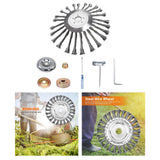 Maxbell Trimmer Head Grass Weeds Brush Cutting Head for Gardening Lawnmower Driveway 10inch