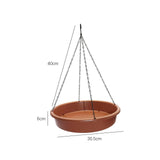 Maxbell Bird Feeding Dish Tray Platform Feeder Bird Water Bowl for Garden Patio Tree