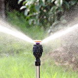 Maxbell Rotating Tripod Sprinkler Automatic Yard Sprinkler for Garden Lawn Household