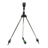 Maxbell Rotating Tripod Sprinkler Automatic Yard Sprinkler for Garden Lawn Household