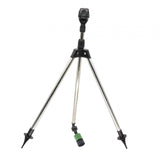 Maxbell Rotating Tripod Sprinkler Automatic Yard Sprinkler for Garden Lawn Household