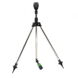 Maxbell Rotating Tripod Sprinkler Automatic Yard Sprinkler for Garden Lawn Household