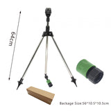Maxbell Rotating Tripod Sprinkler Automatic Yard Sprinkler for Garden Lawn Household