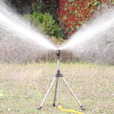 Maxbell Rotating Tripod Sprinkler Automatic Lawn Sprinkler for Home Garden Household