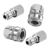 Maxbell Pressure Washer Adapter Set Swivel to 3/8 inch Quick Connect for Replacement
