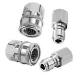 Maxbell Pressure Washer Adapter Set Swivel to 3/8 inch Quick Connect for Replacement
