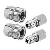Maxbell Pressure Washer Adapter Set Swivel to 3/8 inch Quick Connect for Replacement