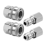 Maxbell Pressure Washer Adapter Set Swivel to 3/8 inch Quick Connect for Replacement