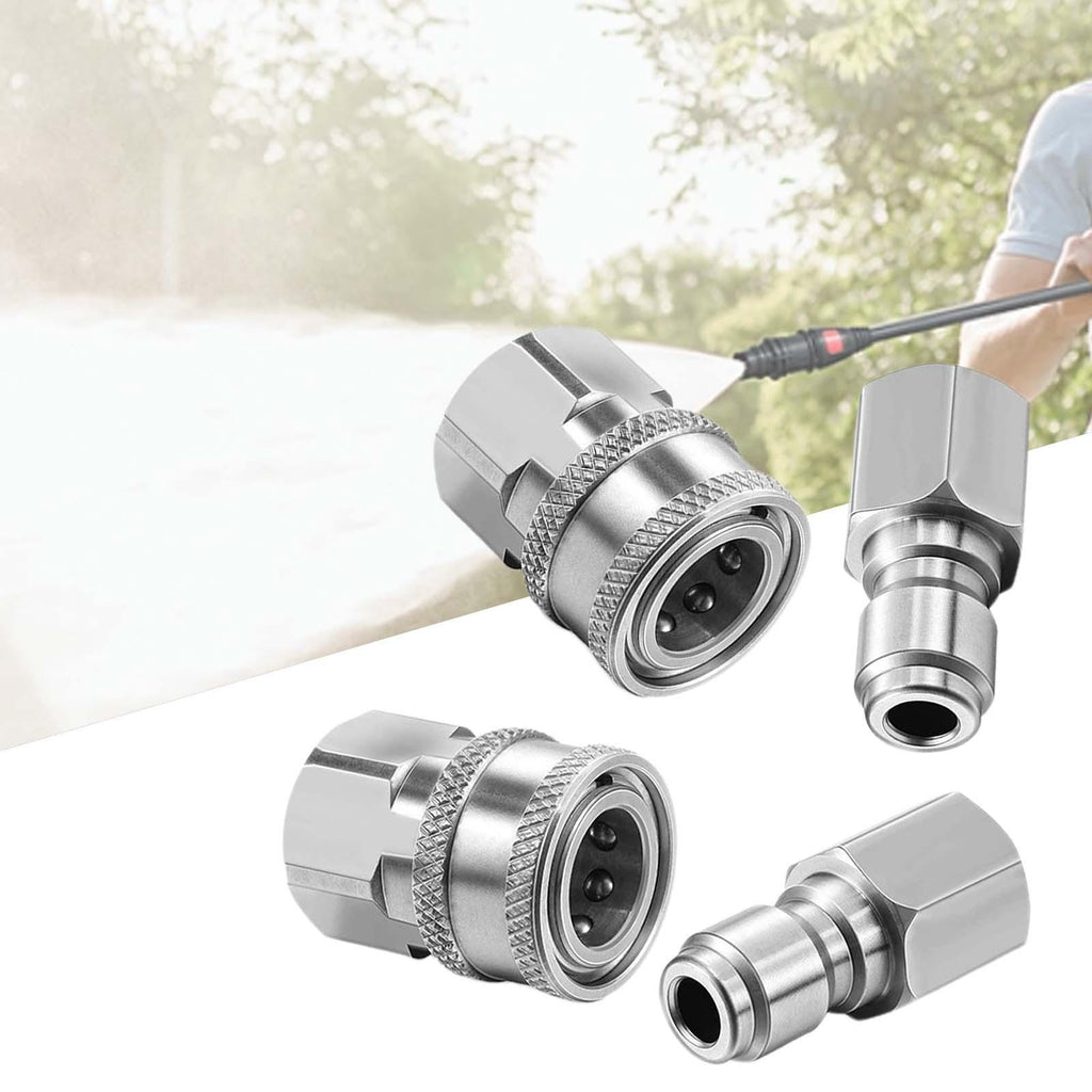 Maxbell Pressure Washer Adapter Set Swivel to 3/8 inch Quick Connect f