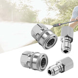 Maxbell Pressure Washer Adapter Set Swivel to 3/8 inch Quick Connect for Replacement