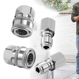 Maxbell Pressure Washer Adapter Set Swivel to 3/8 inch Quick Connect for Replacement