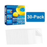 Maxbell 30Pcs Inflatable Patch Repair Kit Transparent Square Shape Pool Repair Patch