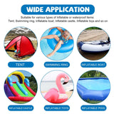 Maxbell 30Pcs Inflatable Patch Repair Kit Transparent Square Shape Pool Repair Patch