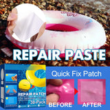 Maxbell 30Pcs Inflatable Patch Repair Kit Transparent Square Shape Pool Repair Patch