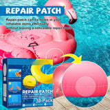 Maxbell 30Pcs Inflatable Patch Repair Kit Transparent Square Shape Pool Repair Patch