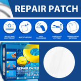 Maxbell 30Pcs Inflatable Patch Repair Kit Transparent Square Shape Pool Repair Patch