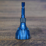 Maxbell Deburring External Chamfer Tool Improved Sharpness Chamfering Drill Bit Tool Blue