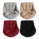 Maxbell Hanging Chair Cushion Patio Hanging Egg Chair Pad for Balcony Garden Hammock Gray