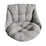Maxbell Hanging Chair Cushion Patio Hanging Egg Chair Pad for Balcony Garden Hammock Gray