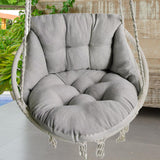 Maxbell Hanging Chair Cushion Patio Hanging Egg Chair Pad for Balcony Garden Hammock Gray