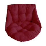 Maxbell Hanging Chair Cushion Patio Hanging Egg Chair Pad for Balcony Garden Hammock Red