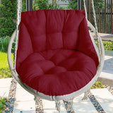 Maxbell Hanging Chair Cushion Patio Hanging Egg Chair Pad for Balcony Garden Hammock Red