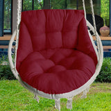 Maxbell Hanging Chair Cushion Patio Hanging Egg Chair Pad for Balcony Garden Hammock Red