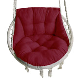 Maxbell Hanging Chair Cushion Patio Hanging Egg Chair Pad for Balcony Garden Hammock Red
