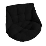 Maxbell Hanging Chair Cushion Patio Hanging Egg Chair Pad for Balcony Garden Hammock Brown