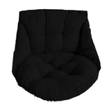 Maxbell Hanging Chair Cushion Patio Hanging Egg Chair Pad for Balcony Garden Hammock Brown