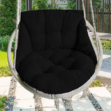 Maxbell Hanging Chair Cushion Patio Hanging Egg Chair Pad for Balcony Garden Hammock Brown