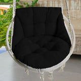 Maxbell Hanging Chair Cushion Patio Hanging Egg Chair Pad for Balcony Garden Hammock Brown