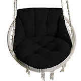 Maxbell Hanging Chair Cushion Patio Hanging Egg Chair Pad for Balcony Garden Hammock Brown