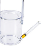 Maxbell Watering Can for Indoor Plants Long Spout House Plants 1L Small Watering Can Clear