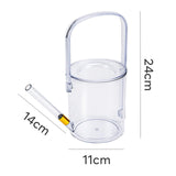 Maxbell Watering Can for Indoor Plants Long Spout House Plants 1L Small Watering Can Clear