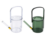 Maxbell Watering Can for Indoor Plants Long Spout House Plants 1L Small Watering Can Clear