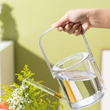 Maxbell Watering Can for Indoor Plants Long Spout House Plants 1L Small Watering Can Clear