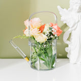 Maxbell Watering Can for Indoor Plants Long Spout House Plants 1L Small Watering Can Clear