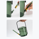 Maxbell Watering Can for Indoor Plants Long Spout House Plants 1L Small Watering Can Green