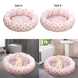 Maxbell Paddling Pool 35.43" Infants Toddlers Round Pools for Indoor Outdoor Summer Style A
