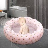 Maxbell Paddling Pool 35.43" Infants Toddlers Round Pools for Indoor Outdoor Summer Style A