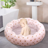Maxbell Paddling Pool 35.43" Infants Toddlers Round Pools for Indoor Outdoor Summer Style A