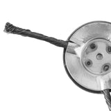 Maxbell Trimmer Head Steel Wire Disc Brush Head for Gardening Lawnmower Rust Removal 3 Blade