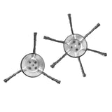 Maxbell Trimmer Head Steel Wire Disc Brush Head for Gardening Lawnmower Rust Removal 3 Blade