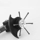 Maxbell Trimmer Head Steel Wire Disc Brush Head for Gardening Lawnmower Rust Removal 6 Blade