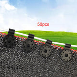 Maxbell 50Pcs Shade Cloth Clips Backyard Anti Bird Net Car Cover Sunshade Hook Clips