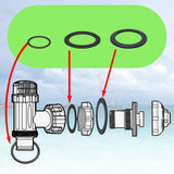 Maxbell Connector Seals Gaskets for 25076RP 10745, 10262 or 10255 Replacement Gasket 10262